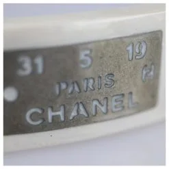 Chanel Blanc 9 Chanel Blanc -Collier Soldes 765537 5