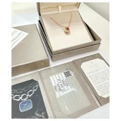 Bulgari B.Zéro1 Collier Pendentif Rock En 18 Or Rose Kt Avec Clous Et Inserts En Céramique Noire Bijouterie Dorée -Collier Soldes 769948 10