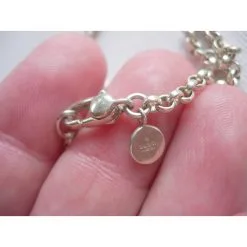 Sautoir Gucci Boule En Argent Massif 925 Et Onyx Argenté -Collier Soldes 79655 7