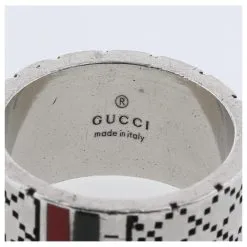 Autres Bijoux Gucci Bague Diamante Argenté -Collier Soldes 802876 5