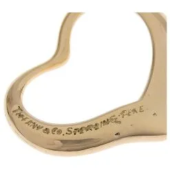 TIFFANY & CO. Coeur Ouvert Doré -Collier Soldes 836024 4