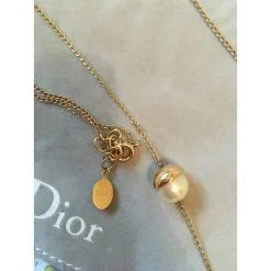 Dior Collier Doré -Collier Soldes 83888 3
