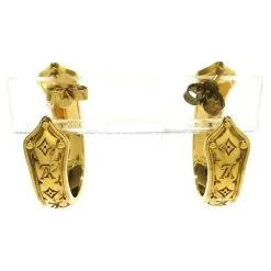 Autres Bijoux Louis Vuitton Réservé Reille Hoop Nanogram Sweet Dream PM Doré -Collier Soldes 866192 3