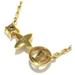 Autres Bijoux Louis Vuitton Koryeptirui Doré -Collier Soldes 866307 3