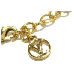 Autres Bijoux Louis Vuitton Koryeptirui Doré -Collier Soldes 866307 5