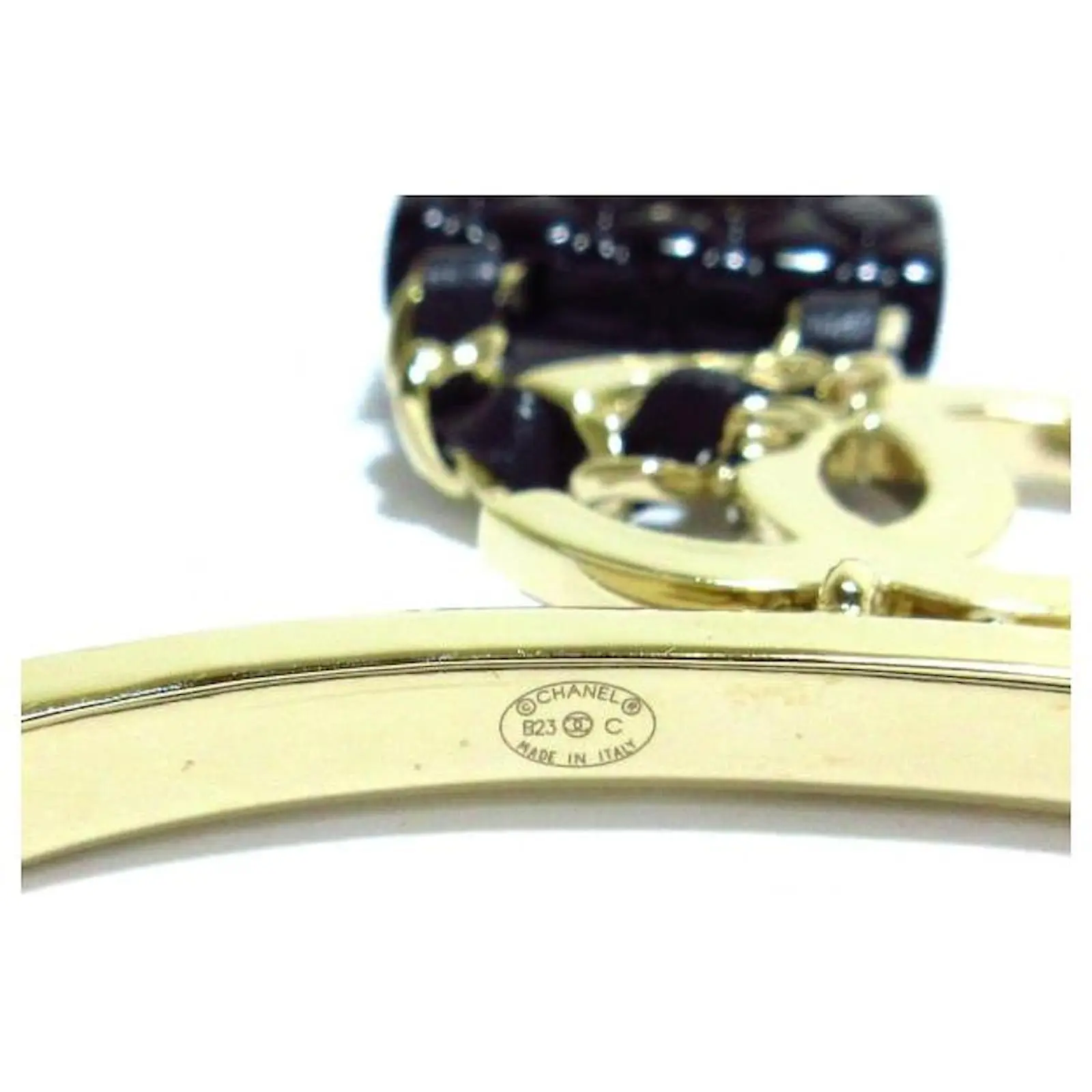 Chanel Autres Bijoux Noir Argenté 4 Chanel Autres Bijoux Noir Argenté – Image 4