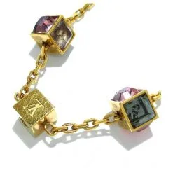 Autres Bijoux Louis Vuitton Collier Gamble Cube Collier Multicolore -Collier Soldes 866660 3