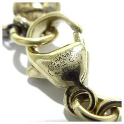 Autres Bijoux Chanel Marque De Coco Rouge Doré Vert Clair -Collier Soldes 866681 5