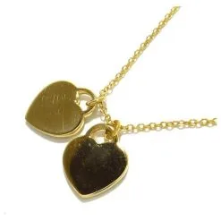 Autres Bijoux Autre Marque Revenir à L'étiquette Coeur Ligné -Collier Soldes 866879 3