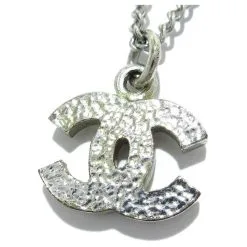 Autres Bijoux Chanel Marque De Coco Argenté -Collier Soldes 868193 3