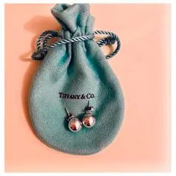 Vintage Tiffany & Co. Boucles D'oreilles Tête De Boule Argenté Bijouterie Argentée -Collier Soldes 870617 10