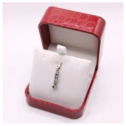 Autre Marque Pendentif Articulé Or Blanc 750%o Serti De Diamants Bijouterie Argentée -Collier Soldes 872887 4