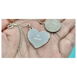 Tiffany & Co. Tiffany & Co Maman Pendentif Argenté -Collier Soldes 873902 6