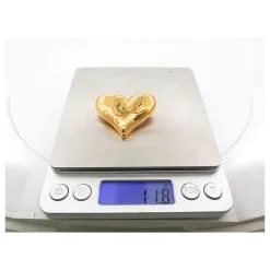 Autres Bijoux VINTAGE BROCHE CHRISTIAN LACROIX COEUR LOGO CL EN METAL DORE GOLD STEEL BROOCH Doré -Collier Soldes 875138 4