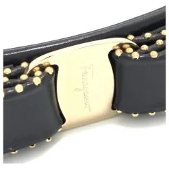 Salvatore Ferragamo Noir -Collier Soldes 879845 3