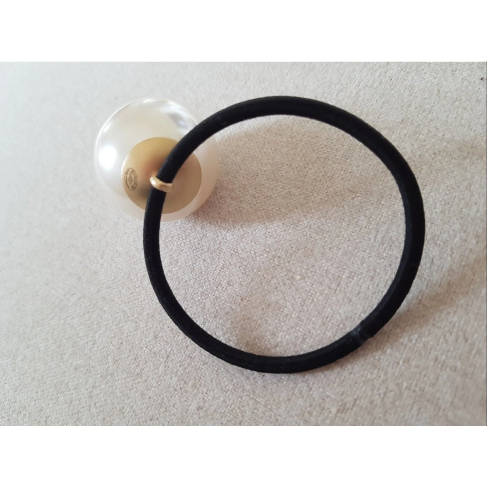 Chanel Bijoux De Tête Blanc Cassé 2 Chanel Bijoux De Tête Blanc Cassé – Image 2