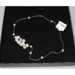 Autre Marque Misaki Superbe Sautoir Perles De Culture Blanches Neuf étiquette -Collier Soldes 93229 3