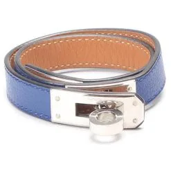 Hermès Bracelet Tour Doublé Kelly Bleu
