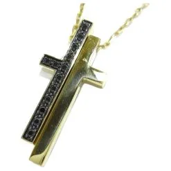 Autres Bijoux Gucci Croix Fendue Noir