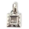 Autres Bijoux PENDENTIF CHOPARD HAPPY DIAMONDS CARRE 79/4986-20 OR BLANC GOLD DIAMONDS PENDANT Argenté