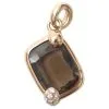 Autres Bijoux PENDENTIF POMELLATO RITRATTO EN OR ROSE 18K DIAMANTS QUARTZ FUME PENDANT Doré
