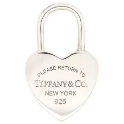 Tiffany & Co. Autres Bijoux Tiffany & Co PORTE CLES PENDENTIF TIFFANY CADENAS PLEASE RETURN TO ARGENT 925 BOITE KEY RING Argenté