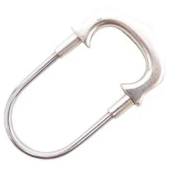 Autres Bijoux VINTAGE PORTE CLES CARTIER T1220108 DECOR C EN ARGENT 925 SILVER KEY RING Argenté