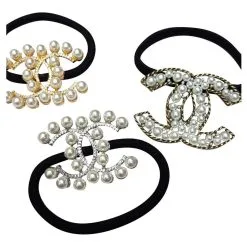 Chanel élastique Pour Cheveux Multicolore