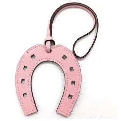 Charm Fer à Cheval Blanc Rose Hermès