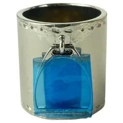 Ring Hermès Écharpe à Mors De Cheval à Motif étrier Argenté Avec Bague étole Châle 42Herl1125