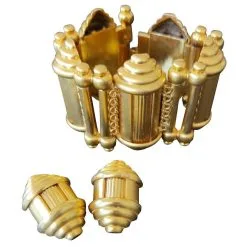 Gianfranco Ferre Vintage Ferré - Parure Vintage Doré