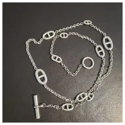 Hermès - Sautoir Farandole En Argent 925 - Vintage Argenté