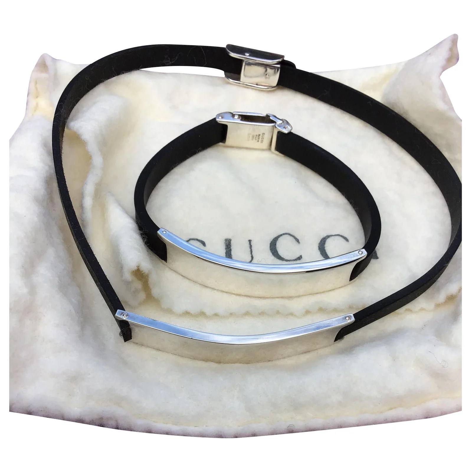 Collier Et Bracelet Gucci Blanc 1 Collier Et Bracelet Gucci Blanc