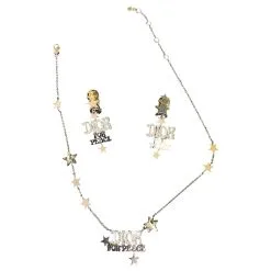 Dior Ensembles De Bijoux Argenté Bijouterie Argentée
