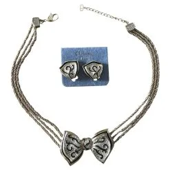 Dior Ensembles De Bijoux Noir Bijouterie Dorée