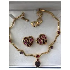 Yves Saint Laurent Ensembles De Bijoux Bijouterie Dorée