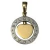 Bulgari Pendentif Argenté Doré