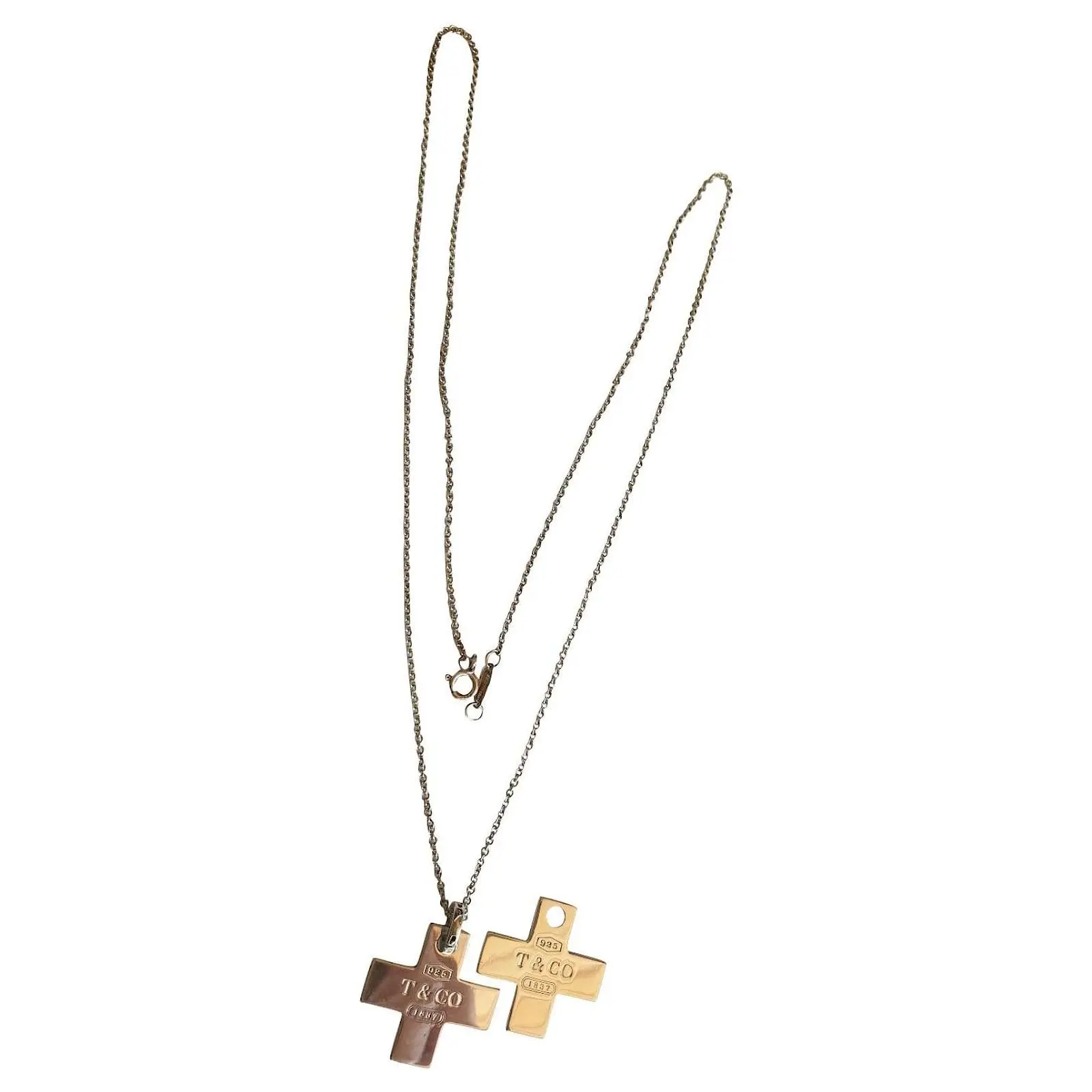 Tiffany & Co. Tiffany & Co 1837 Unisexe En Argent Massif 925 Argenté 1 Tiffany & Co. Tiffany & Co 1837 Unisexe En Argent Massif 925 Argenté