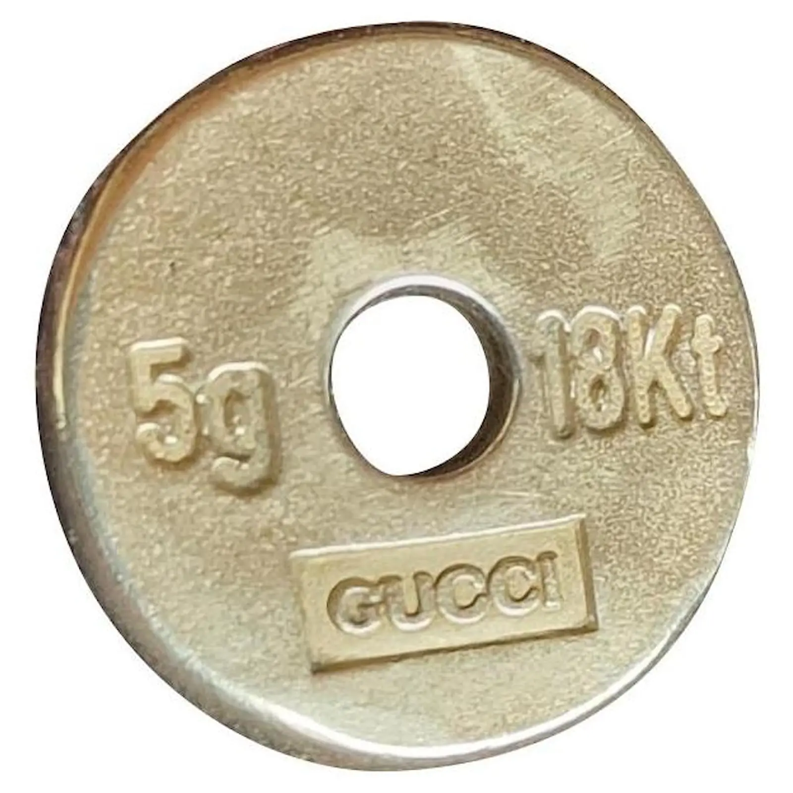 Gucci 5 Gram 18k En Or Jaune 750/000 Doré 1 Gucci 5 Gram 18k En Or Jaune 750/000 Doré