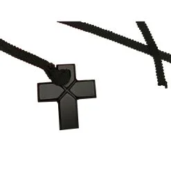 Baccarat Collier Croix Noir