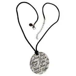 Autre Marque Notes En Porcelaine, Soie Et Argent Massifs 925 Noir Argenté Blanc