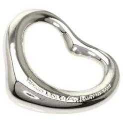 TIFFANY & CO. Coeur Ouvert Argenté