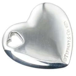 TIFFANY & CO. Cœur Argenté