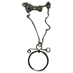 Hermès SAUTOIR MORS DE BRIDE Argenté