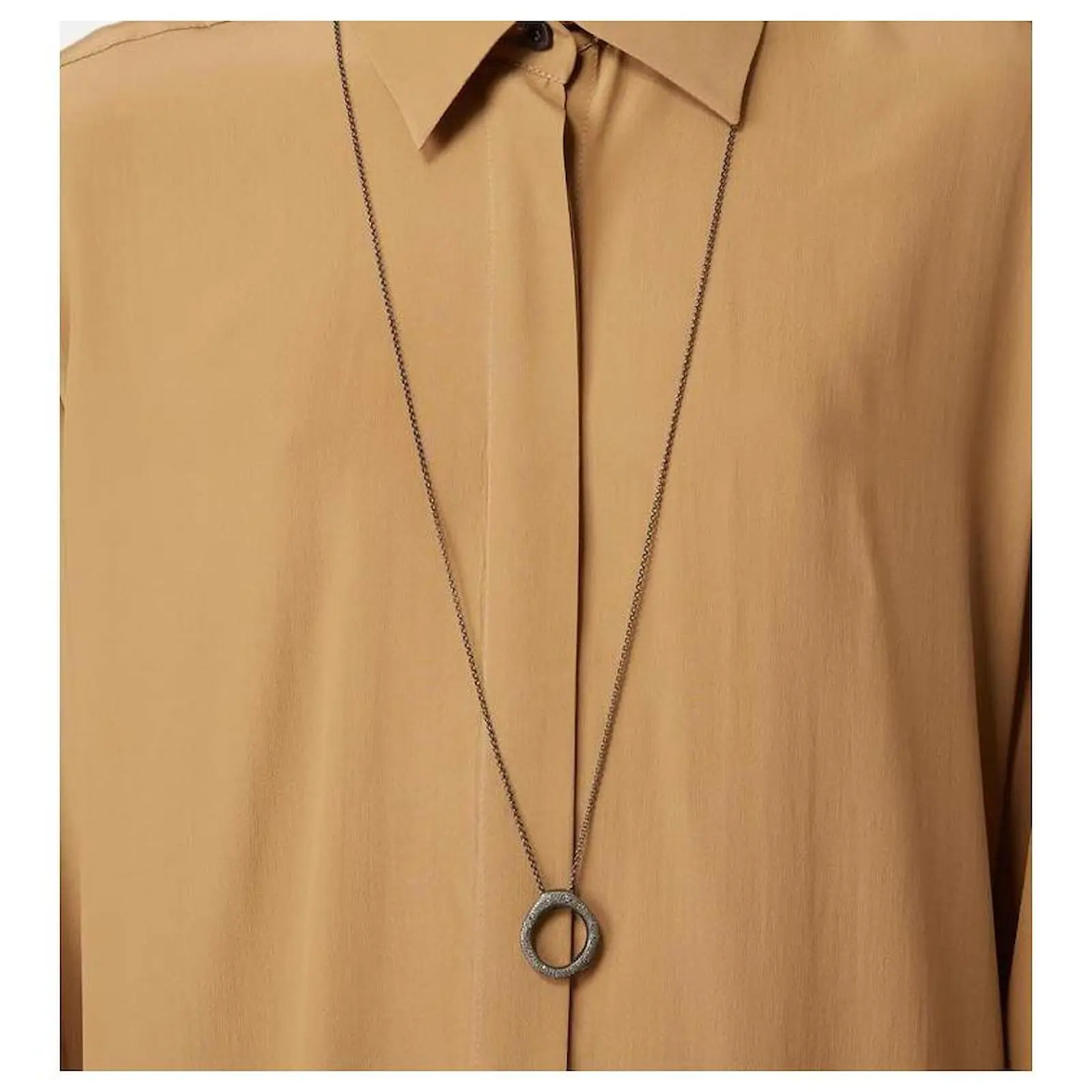 Autre Marque Sautoir Rosa Maria Argenté 1 Autre Marque Sautoir Rosa Maria Argenté