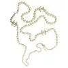 Chanel Colliers Longs Blanc