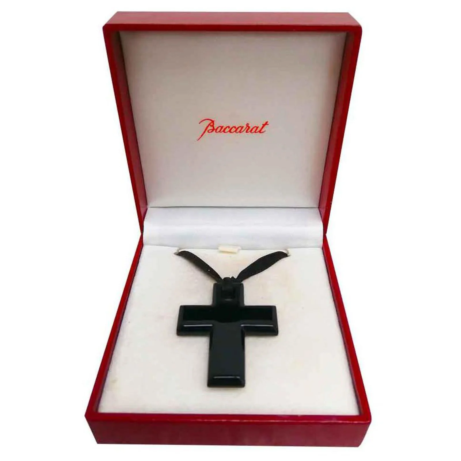 Croix Noire En Cristal Baccarat 1 Croix Noire En Cristal Baccarat