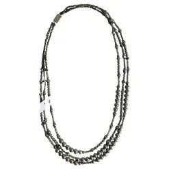 Weekend Max Mara MAX MARA Collier Week-end En Fausses Perles Gris