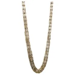 Autre Marque Superbe Sautoir Agatha Acier Argenté