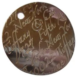 Tiffany & Co. XL Notes Pendentif En Argent Massif 925 Argenté